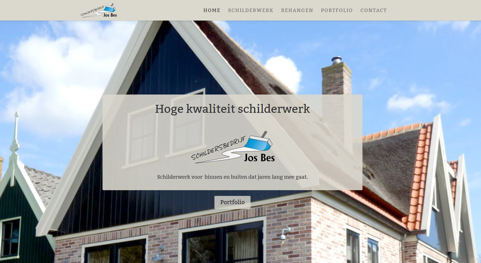 Website voor Schildersbedrijf Jos Bes