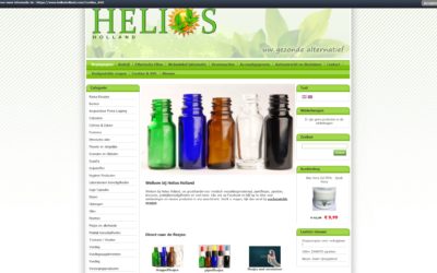 Webshop en nieuw logo voor Helios Holland