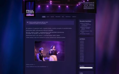 Website en logo Paul Koomen Licht & Geluid